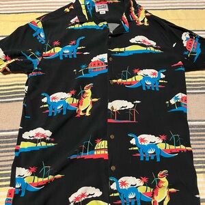 Dinosaur button down